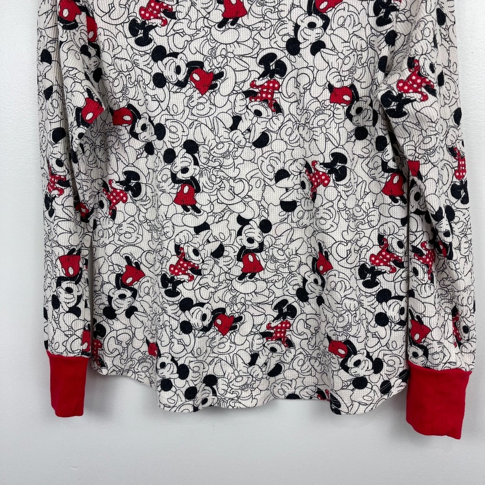 Disney‎ Thermal Pajama Shirt Sz L - Picture 4 of 8